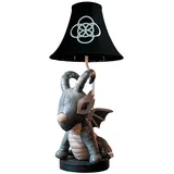 happy lamps - LED Kinder-Schreibtischlampe Dragon, LED/5,4W/230V Drache - Grau/Schwarz