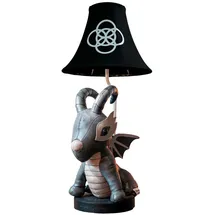 happy lamps - LED Kinder-Schreibtischlampe Dragon, LED/5,4W/230V Drache - Grau/Schwarz