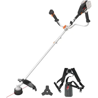Worx Akku-Rasentrimmer Worx 40V (2x20V) 38cm WG084E.9, ohne Akku und Ladegerät