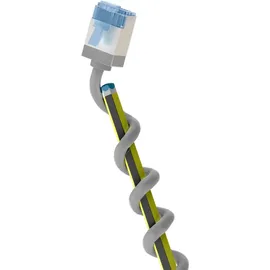 goobay LAN-Kabel Cat.6a 0,25m grau
