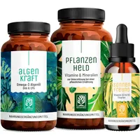 NATURTREU Pflanzliche-Ernährung-Paket: Algenkraft, Pflanzenheld, Sonnenfreund - Naturtreu® 162,9 g