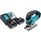 Makita DJV 180 RMX Akku Stichsäge 18 V 135 mm + 2x Akku 4,0 Ah + Ladegerät