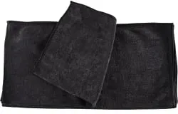 ABENA® Mikrofasertuch Shiny-Stretch, 40x40 cm, schwarz 1999913741 , 1 Packung = 10 Stück
