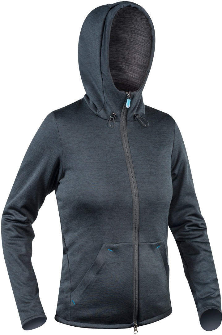 Komperdell Full Zip Hoody Damen Protektorenjacke, schwarz, Größe XL