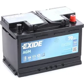 Exide EK700 AGM 70Ah 12V