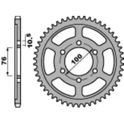 PBR Standard C45 Stahl Ritzel 825 - 530
