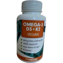 ProFuel Omega 3 + D3 + K2 Kapseln 124 g