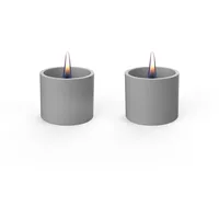 Kleining Tenderflame Tischfeuer Breeze 8 Keramik Grau Grey