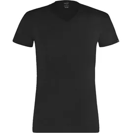 Puma Herren T-Shirt 2er Pack - Basic V-Neck, Vorteilspack, V-Ausschnitt, Kurzarm, uni Schwarz S