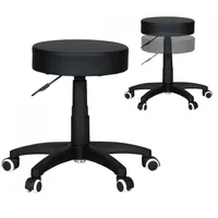 KADIMA DESIGN Hocker Design Arbeitshocker Kunstleder Sitzhocker mit Rollen