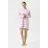 MEY Streaked Lines Nachthemd Soft Pink M