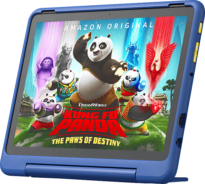 AMAZON Fire HD 10 Kids Pro (2023), Tablet, 32 GB, Zoll, Schwarz, mitgelieferte Hülle im Nebula Design