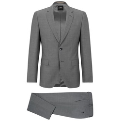 BOSS Anzug H-Huge (keine Angabe, 1-tlg., keine Angabe) grau