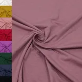 MAGAM-Stoffe Stoff "Elias", Sweatstoff innen angeraut weich uni einfarbig ÖKO-TEX Meterware 50cm rosa