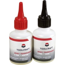 TOOLCRAFT 1347647 Epoxy transparent 5 Min. 1St.
