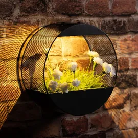 garden hero Außenleuchte Metall D 25 cm inkl. LED schwarz