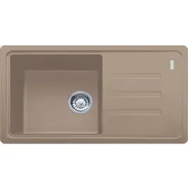 Franke BSG 611-78/39 rechts Einbauspüle kaschmir Handbetätigung 780 x 435 mm