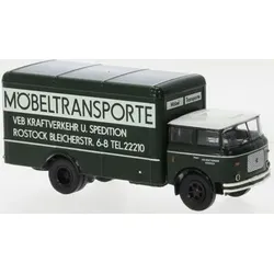 BREKINA 71856 1:87 LIAZ 706 Koffer KVK Rostock, 1970