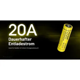 Nitecore NL2160HP 21700 6000 mAh 1 St.