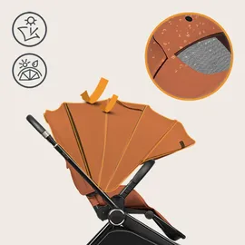 lionelo MIKA PLUS 3-in-1 Kombikinderwagen Brown Rust