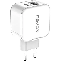 Nevox USB PD Type C + QC3.0 Ladegerät 20Watt Weiss