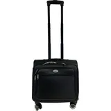 gustav voss est. 1899 Pilotenkoffer Zante 4-Rollen 55 cm / 40 l schwarz/robust