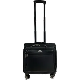 gustav voss est. 1899 Pilotenkoffer Zante 4-Rollen 55 cm / 40 l schwarz/robust