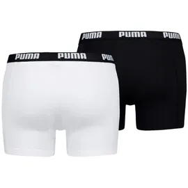 Puma Basic Boxershorts white/black 2XL 2er Pack