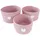 Intirilife Aufbewahrungskorb Set 3-teilig 24 x 14 x 12,5 cm Rosa