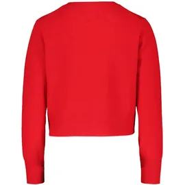 Betty Barclay Kaschmir-Strickjacke mit Rippbündchen in rot, | Gr.: 40