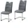 Hti-Living Schwingstuhl DannyC Kunstleder blau 2er Set