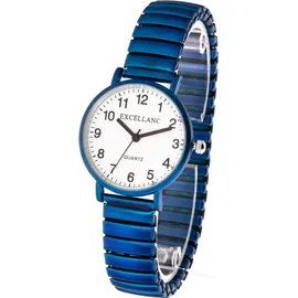 Excellanc Damenuhr mit Zugarmband, matt oder metallic