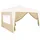 DEUBA Seitenwände für Pavillon Capri 2 Stück 3 x 6 m Beige