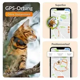 Weenect GPS Tracker XS für Katzen 28 g Schwarz One Size