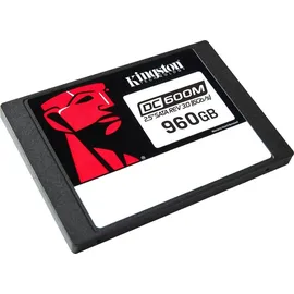Kingston DC600M Data Center Series Mixed-Use SSD - 1DWPD 960GB, SED, 2.5" / SATA 6Gb/s (SEDC600M/960G)