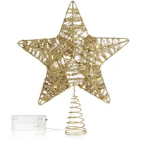 COM-FOUR Deko Stern 27,5 cm goldfarben