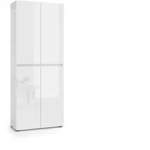 Levante Mister 80 x 200 x 34 cm hochglanz weiß / weiß