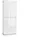 Levante Mister 80 x 200 x 34 cm hochglanz weiß / weiß