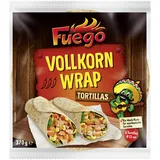Fuego - Vollkorn Tortilla-Wraps , 6 Wraps à 25 cm Durchmeser , Perfekte Basis für mexikanische Gerichte , 1 x 370 g