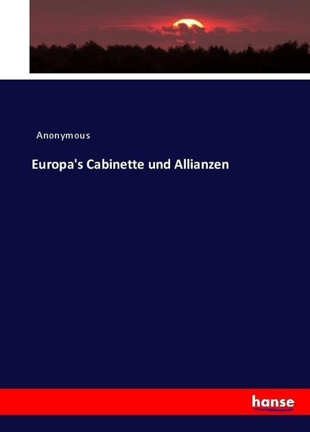 Europa's Cabinette Und Allianzen - Heinrich Preschers  Kartoniert (TB)