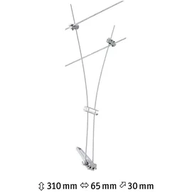 Paulmann Niedervolt-Seilsystem-Leuchte GU5,3 Chrom matt