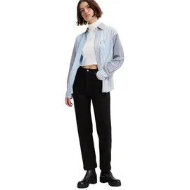 Levi's Levi’s Ribcage - Schwarze Ankle Jeans mit geradem Bein-W27 / L31