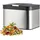 Relaxdays Komposteimer 4,5 l Schwarz/ Silber