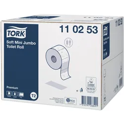 TORK Jumbo-Toilettenpapier T2 Premium Mini 2-lagig