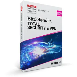 BitDefender Total Security & Premium VPN 2025 3 Geräte 1 Jahr ESD