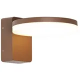 QAZQA - Moderne Außenwandleuchte rostbraun inkl. LED Ip54 - Esmee