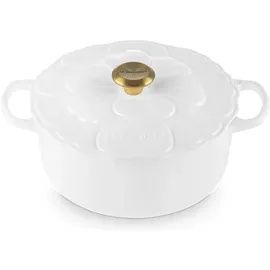 Le Creuset Signature Bräter 26 cm rund weiß