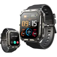 Blackview Smart Watch Militär Bluetooth Anruf Wasserdicht Blutdruck Fitnessuhr