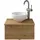 Saphir Waschtisch SAPHIR "Serie 6915 Waschschale mit Unterschrank für Gästebad, Gäste WC", braun (halifax eiche, halifax eiche, halifax eiche quer nb), B:51cm H:39,8cm T:35cm, Waschtische, Waschtisch, 51 cm breit, 1 Tür, Waschtischplatte, kleine Bäder, ohne