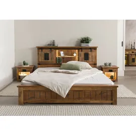 MASSIVMOEBEL24.DE Railway LUX 180 x 200 cm Beige
